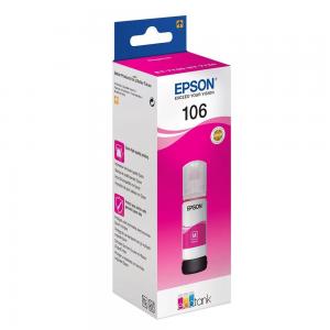 Epson 106 Magenta Kırmızı Şişe Mürekkep T00R340 L7160/7180